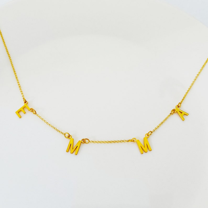 Alphabets Name necklace