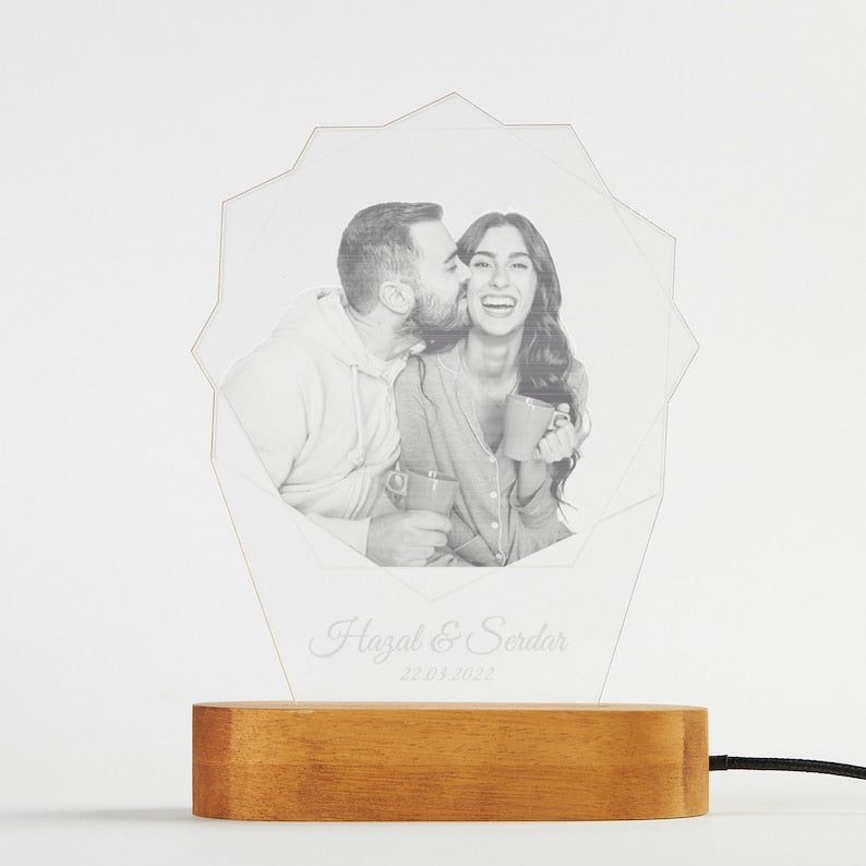 Personalized Lamp Anniversary Gift