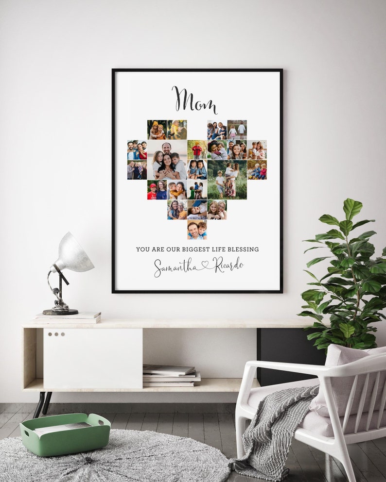 Heart Collage Photo Frame