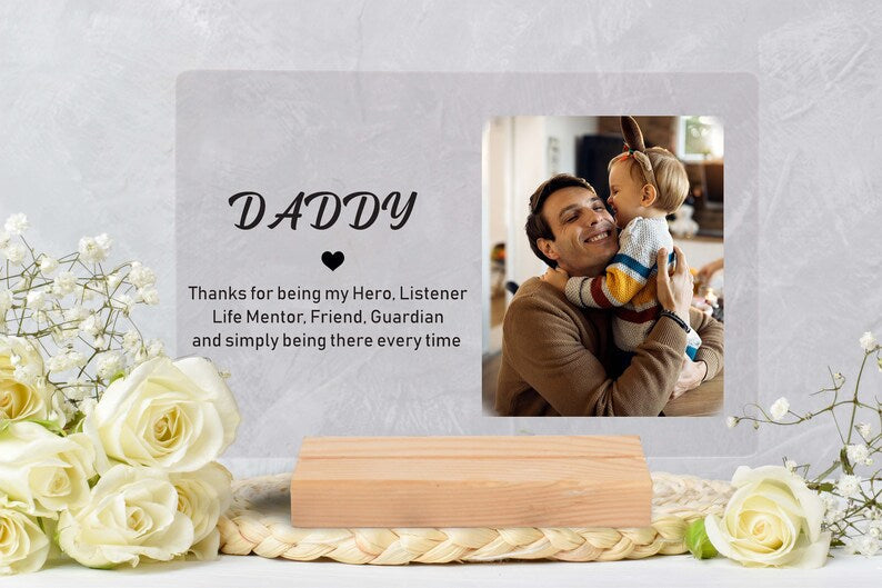 Fathers day acrylic Plaque