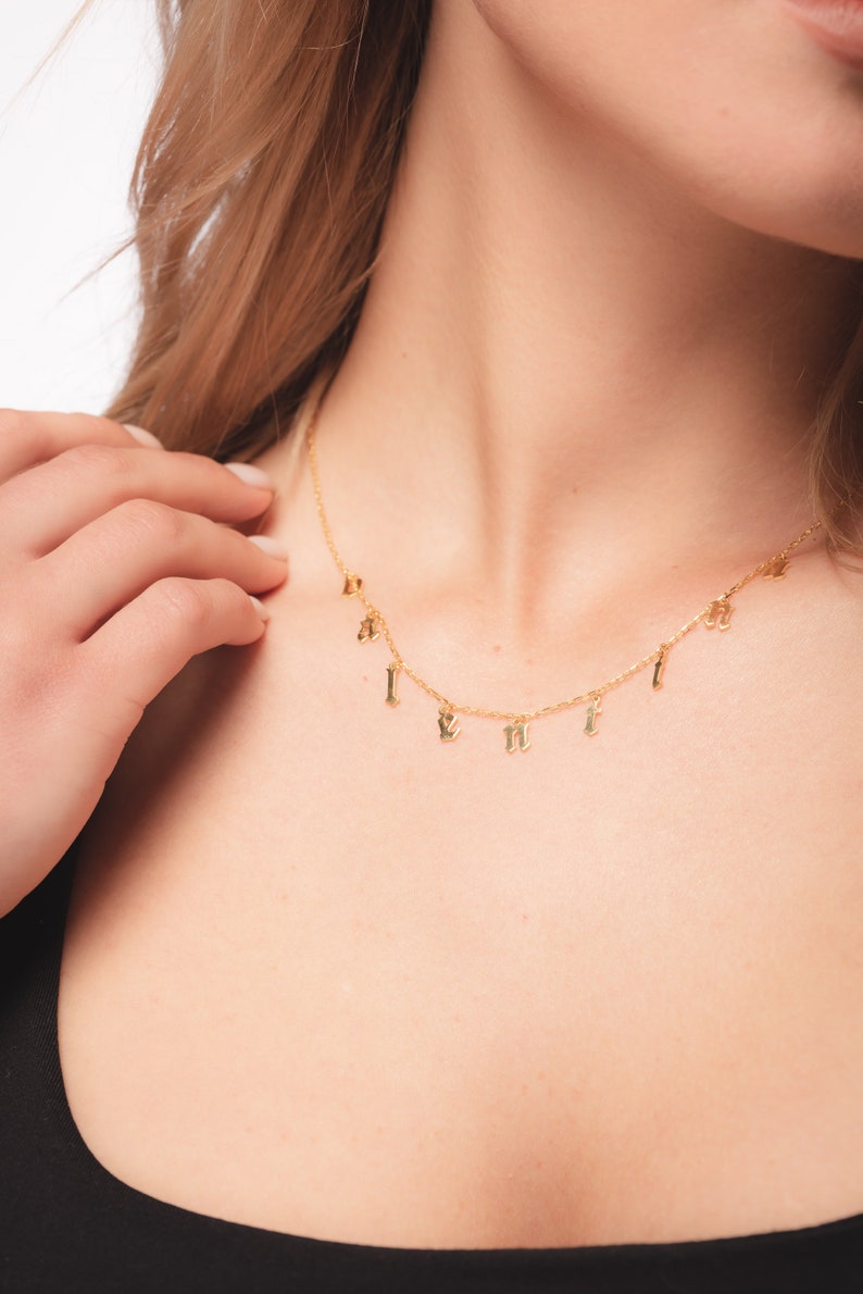 CUSTOM CHOKER NAME NECKLACE