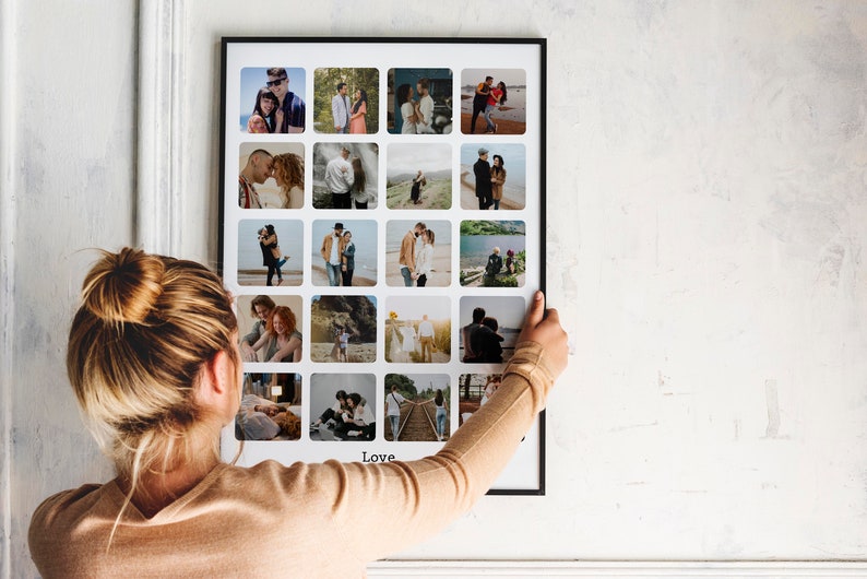 Collage Personalized Photo Frame 16 X 24