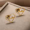 Heart Name earings git for her