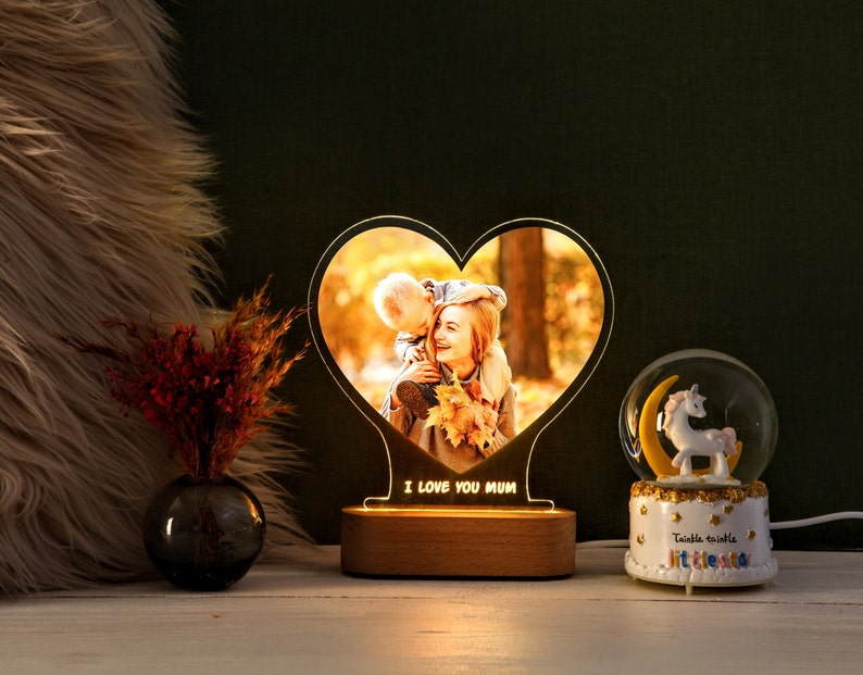 Heart Shape Led Photo Lamp