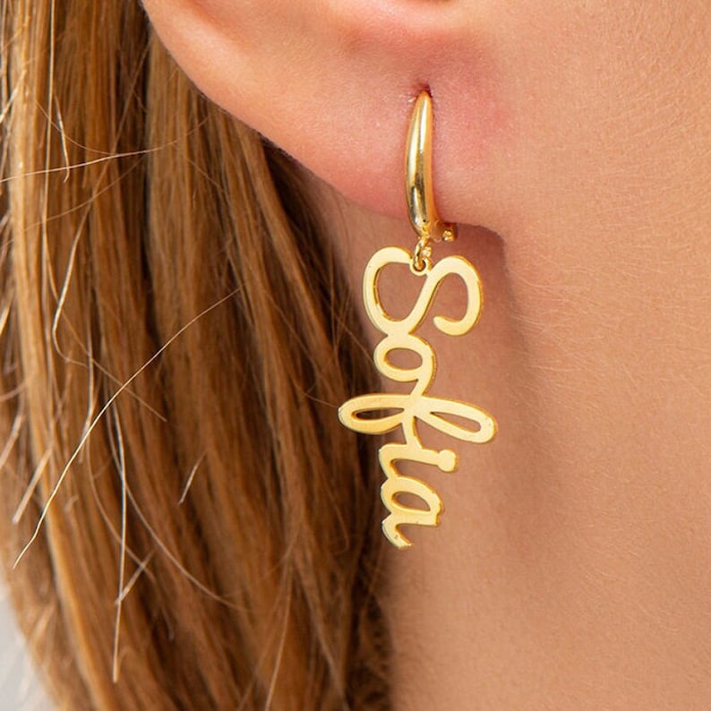 Custom Name Earings
