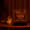 Personalized Nikkah LED Lamp