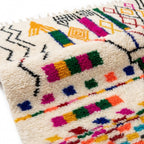 Joyful Confetti Azilal rug — wool pile texture close-up