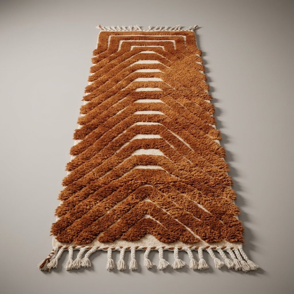 Kasbah Hall Moroccan Runner Rug - handwoven Berber wool