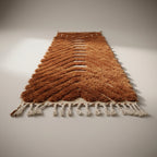 Kasbah Hall Moroccan Runner Rug - handwoven Berber wool detail