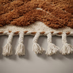 Kasbah Hall Moroccan Runner Rug - handwoven Berber wool detail