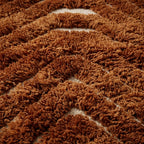 Kasbah Hall Moroccan Runner Rug - handwoven Berber wool detail