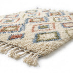 Lattice Earth Azilal rug — full rug on white studio background