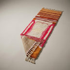 Medina Path Moroccan Runner Rug - handwoven Berber wool detail