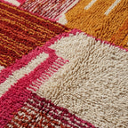 Medina Path Moroccan Runner Rug - handwoven Berber wool detail