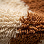Nomad Trail Moroccan Runner Rug - handwoven Berber wool detail