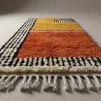 Oasis Alley Moroccan Runner Rug - handwoven Berber wool detail