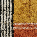 Oasis Alley Moroccan Runner Rug - handwoven Berber wool detail