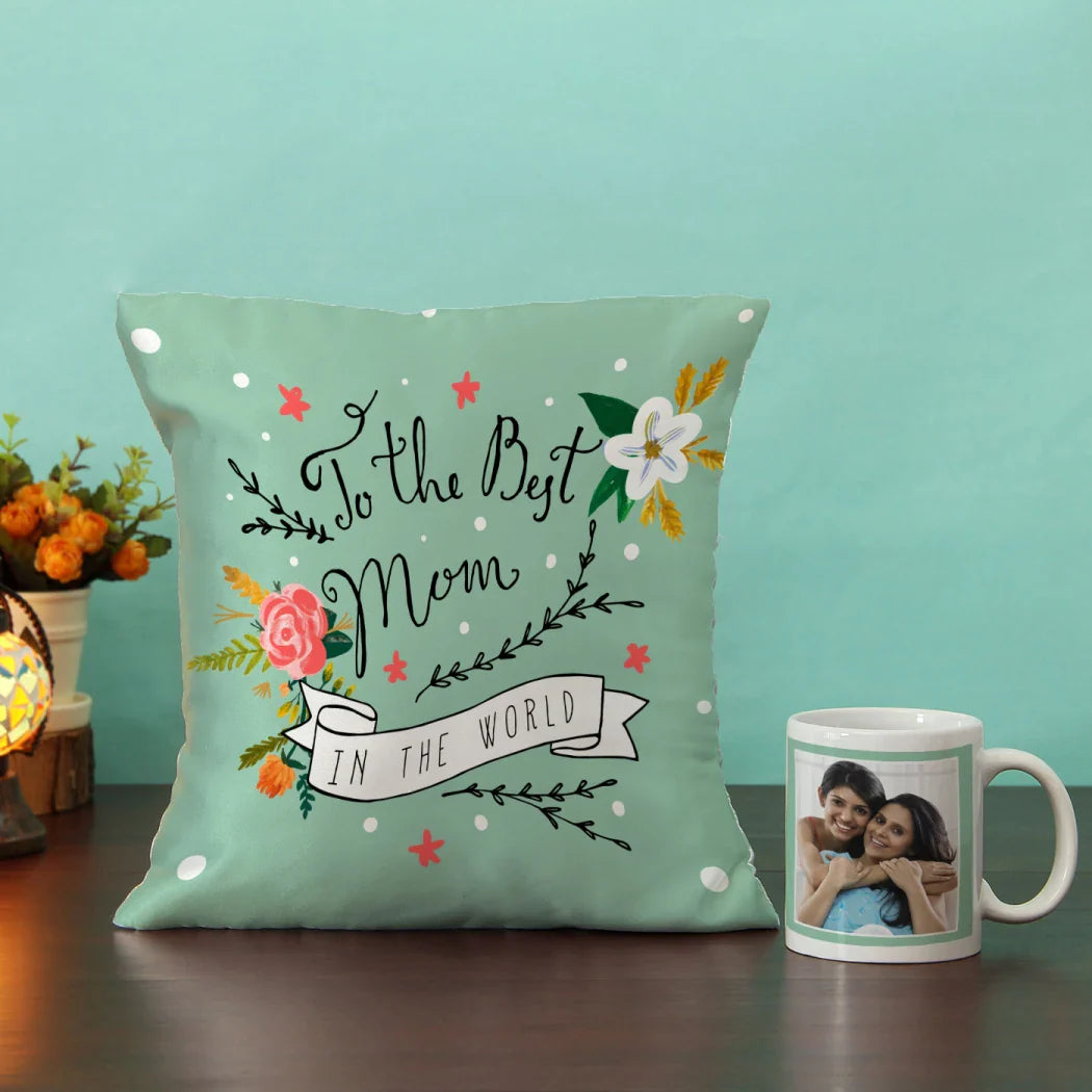 Best Mom Cushion and Mug