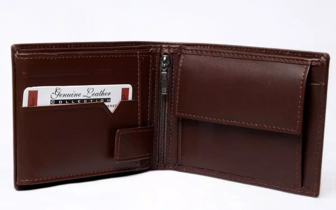 Customized Leather Wallet Keychain for Men