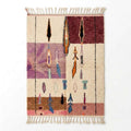 Plum Fields Boujaad rug — full rug on white studio background