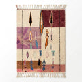 Plum Fields Boujaad rug — full rug on white studio background
