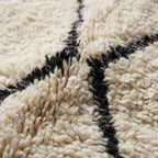 Ruby Passage Moroccan Runner Rug - handwoven Berber wool detail