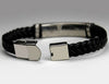 Name Engraved Leather Bracelet