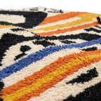 Saffron Jazz Azilal rug — wool pile texture close-up