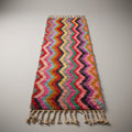Saffron Trail Moroccan Runner Rug - handwoven Berber wool