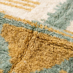 Sage & Ochre Mrirt rug — wool pile texture close-up