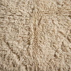 Sand Corridor Moroccan Runner Rug - handwoven Berber wool detail