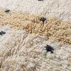 Sunset Corridor Moroccan Runner Rug - handwoven Berber wool detail