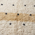 Sunset Corridor Moroccan Runner Rug - handwoven Berber wool detail