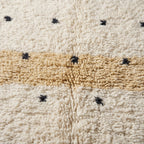 Sunset Corridor Moroccan Runner Rug - handwoven Berber wool detail