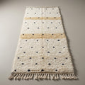 Sunset Corridor Moroccan Runner Rug - handwoven Berber wool detail