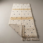 Sunset Corridor Moroccan Runner Rug - handwoven Berber wool detail