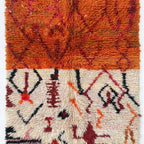 Terracotta Sky Azilal rug — full rug on white studio background