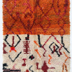 Terracotta Sky Azilal rug — full rug on white studio background