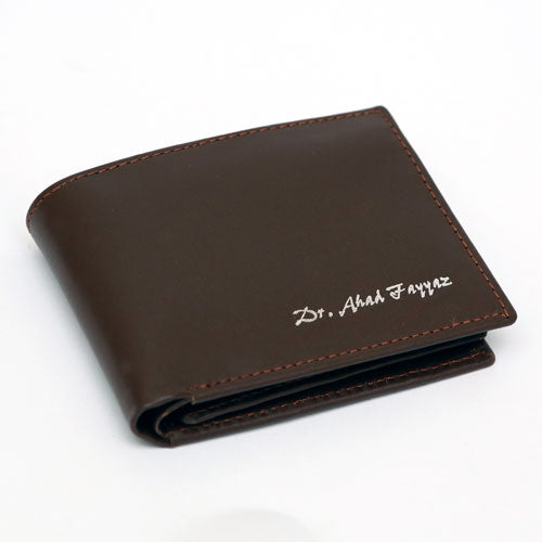 Leather Wallet keychain Pen Set
