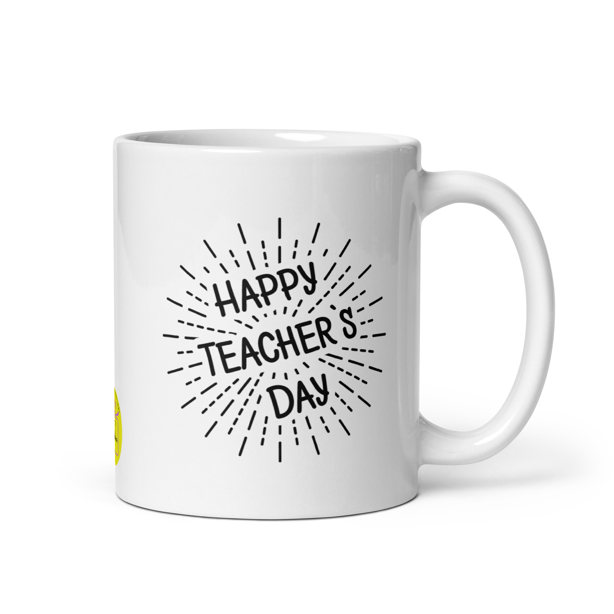 Teachers Name Mug White