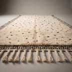 Zellige Path Moroccan Runner Rug - handwoven Berber wool detail