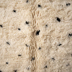 Zellige Path Moroccan Runner Rug - handwoven Berber wool detail